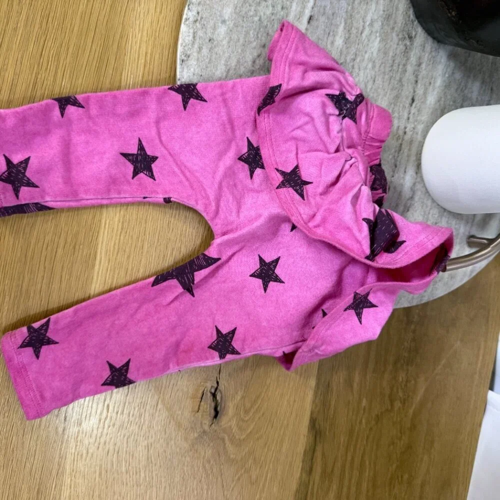 3/$20 Rosie Pope & Gap Pink long sleeve cotton set + Floral Jumper 0-3 months